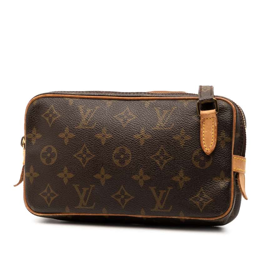 Louis Vuitton Monogram Pochette Marly Bandouliere Brown Good condition - Back View