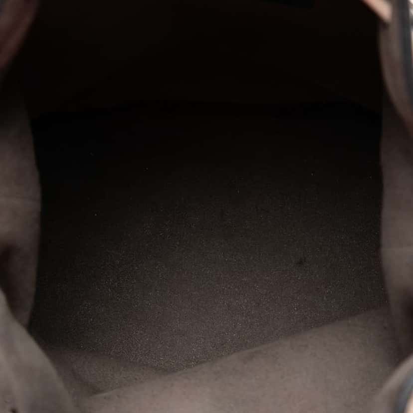 Fendi Mini Zucca Suede Mon Tresor Bucket Bag Orange Leather Good condition - Model View