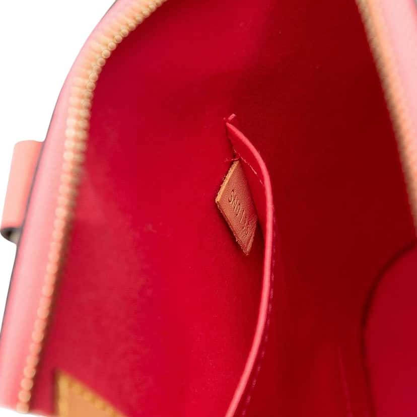 Louis Vuitton Monogram Vernis Alma PM Pink Leather Good condition - Box View
