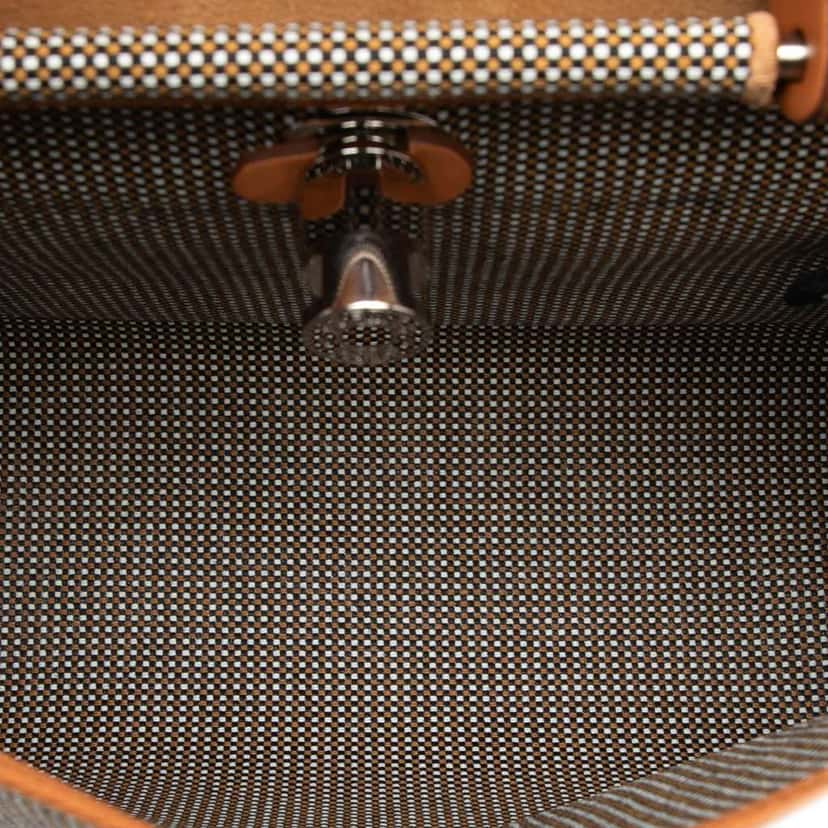 Hermès Toile Criss Viking Vache Hunter Herbag Zip 31 Brown Canvas Good condition - Model View