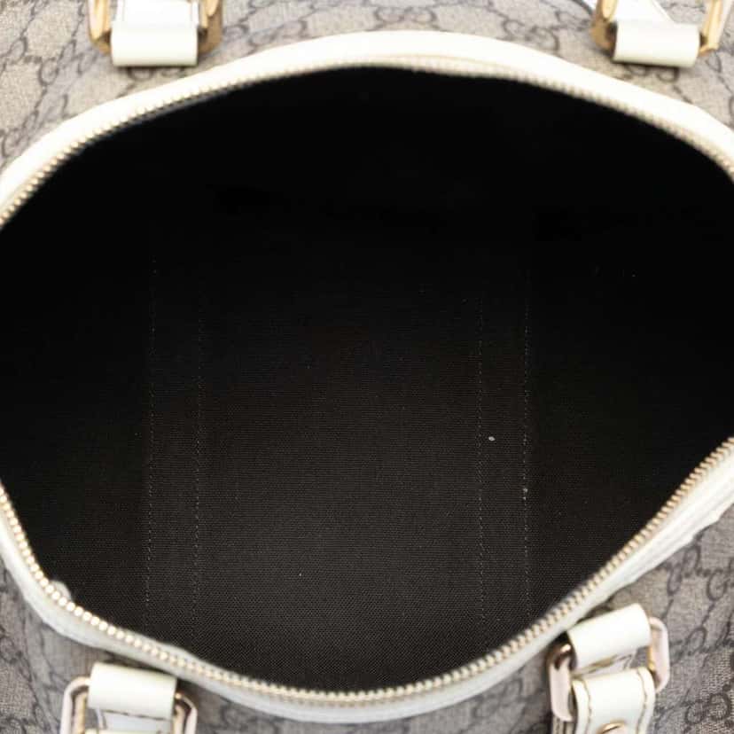 Gucci Medium GG Supreme Joy Boston Bag Brown Canvas Good condition - Model View
