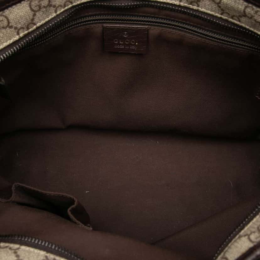 Gucci GG Supreme Joy Tote Brown Canvas Good condition - Model View