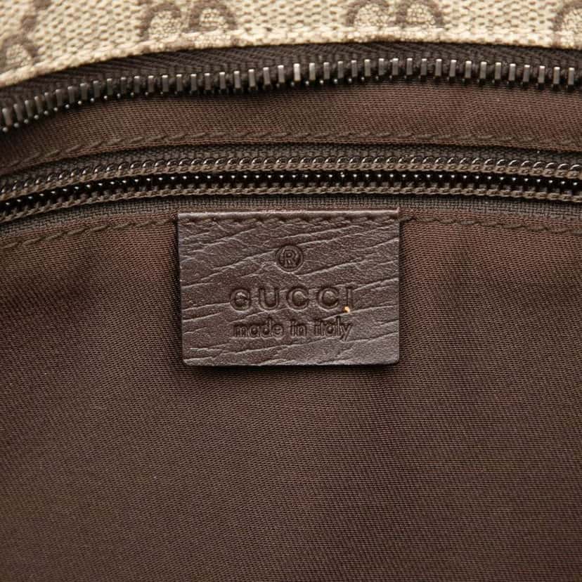 Gucci GG Supreme Joy Tote Brown Canvas Good condition - Box View