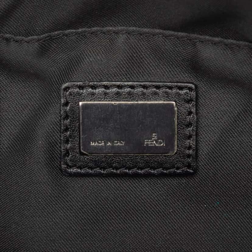 Fendi Zucchino Canvas Pochette Brown Canvas Good condition - Box View