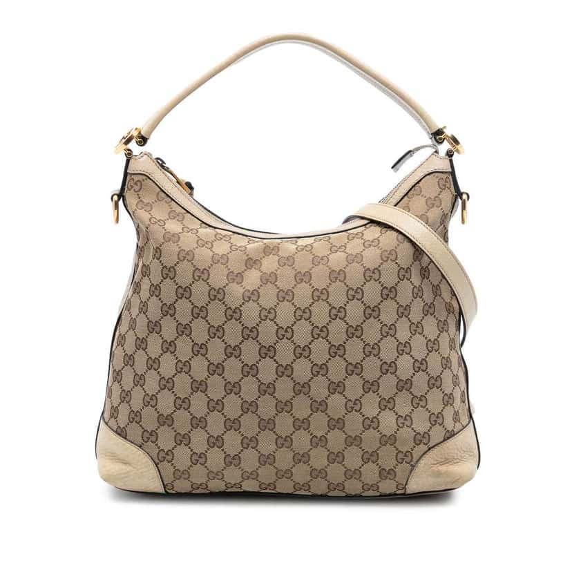 Gucci Small GG Canvas Miss GG Hobo Brown Canvas Good condition - Front View