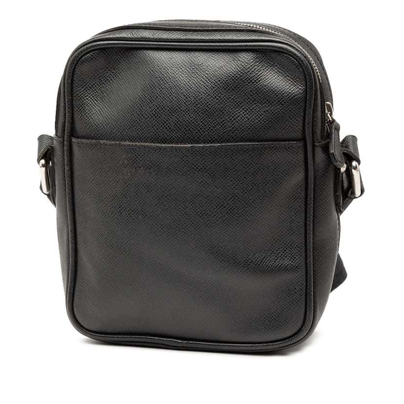 Louis Vuitton Taiga Dimitri Black Leather Good condition - Back View