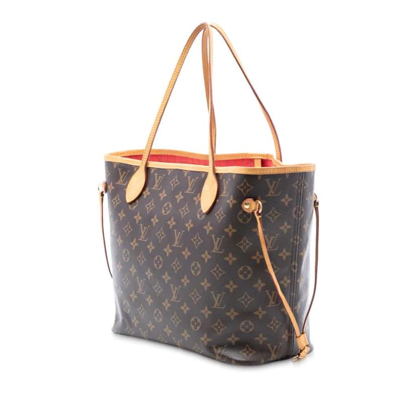 Louis Vuitton Monogram V Neverfull MM Brown Good condition - Back View