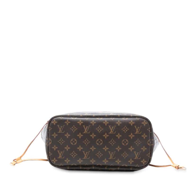 Louis Vuitton Monogram V Neverfull MM Brown Good condition - Inside View