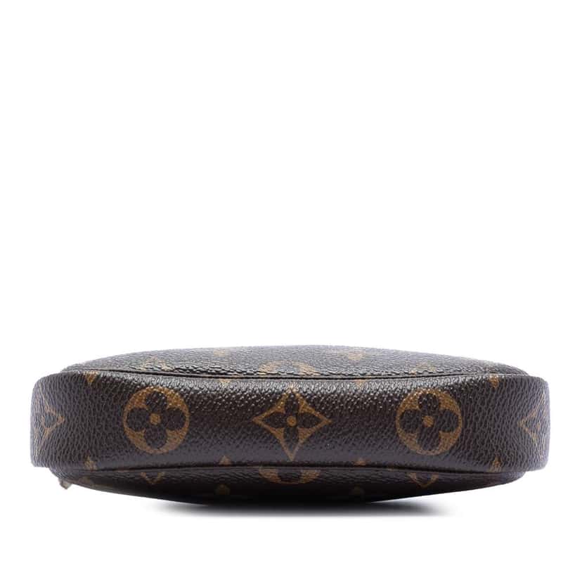 Louis Vuitton Monogram Mini Pochette Accessoires Brown Very good condition - Inside View