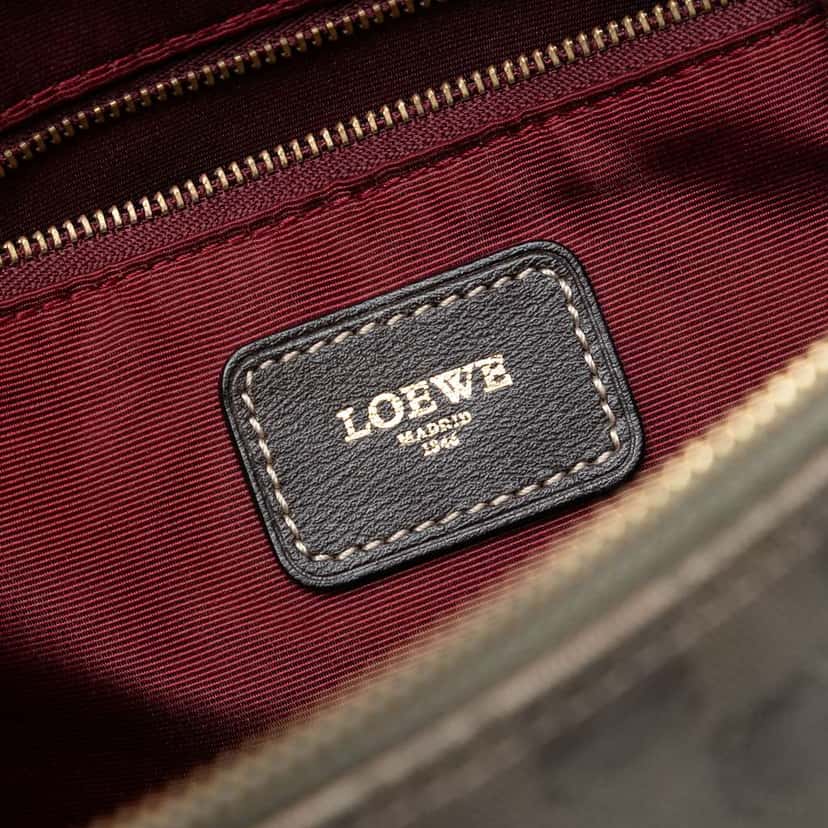 Loewe Anagram Canvas Tote Brown Canvas Very good condition - Box View