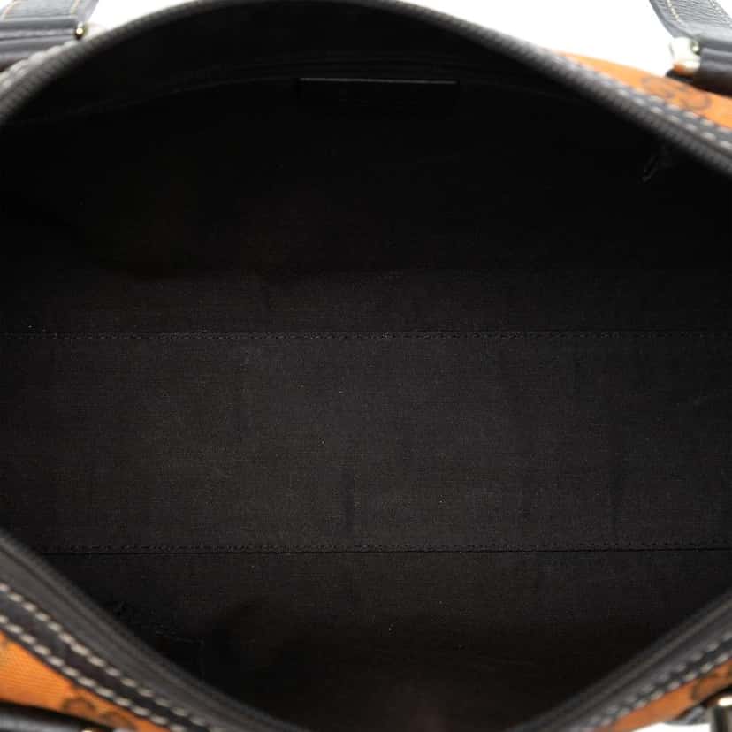 Gucci GG Canvas Boston Bag Orange Canvas Good condition - Model View