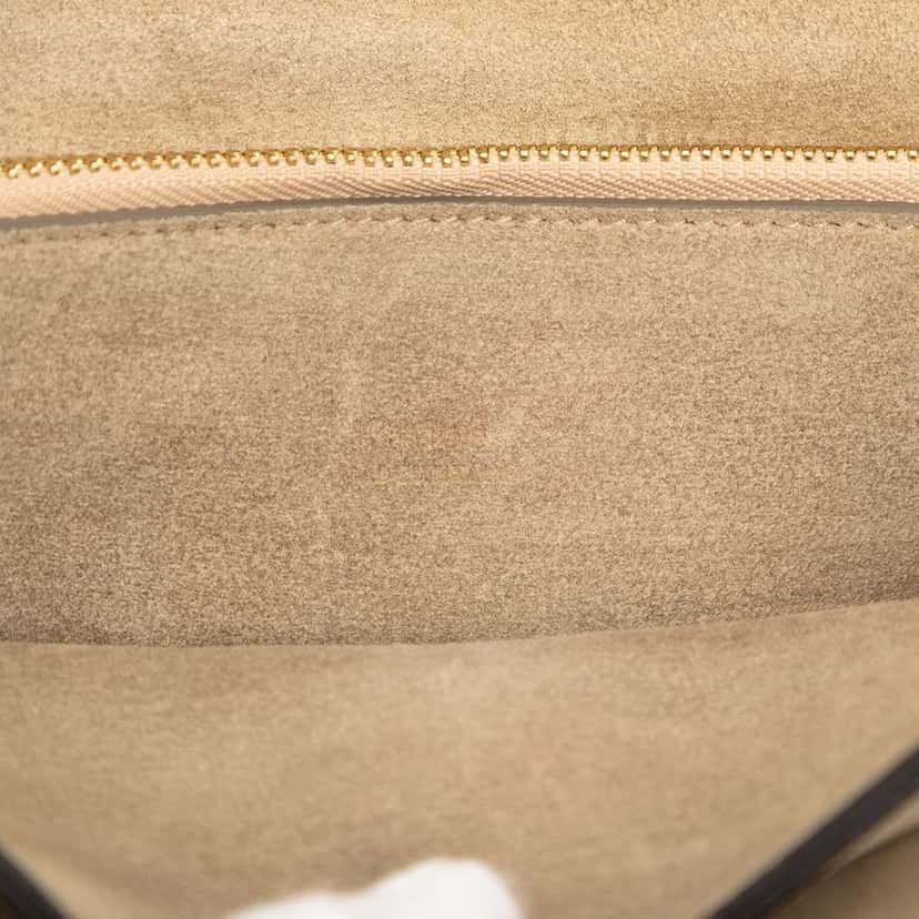 Chloé Medium Calfskin and Suede Faye Crossbody Brown Leather Good condition - Box View