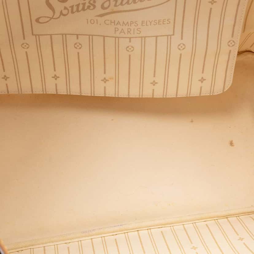 Louis Vuitton Damier Azur Neverfull GM White Good condition - Model View