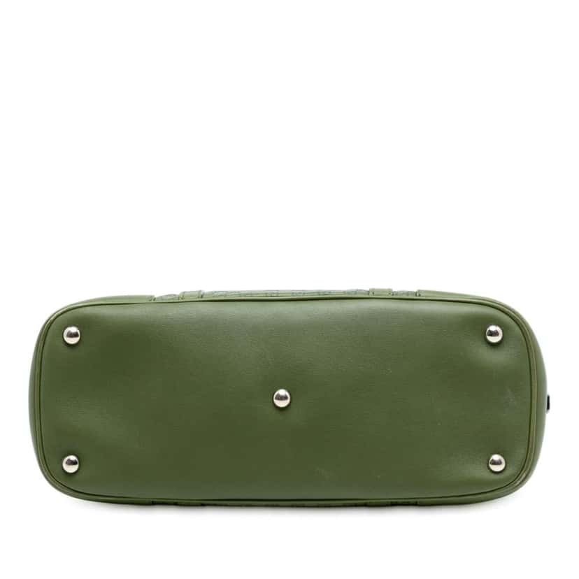 Gucci Medium Microguccissima Nice Dome Satchel Green Leather Very good condition - Inside View