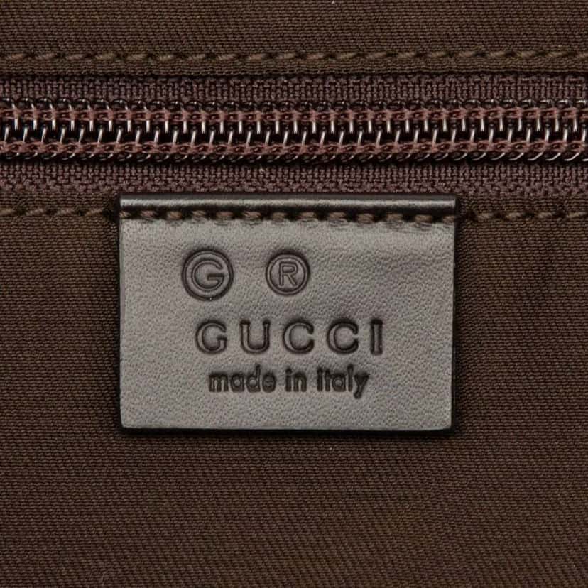 Gucci GG Nylon Crossbody Brown Very good condition - Box View