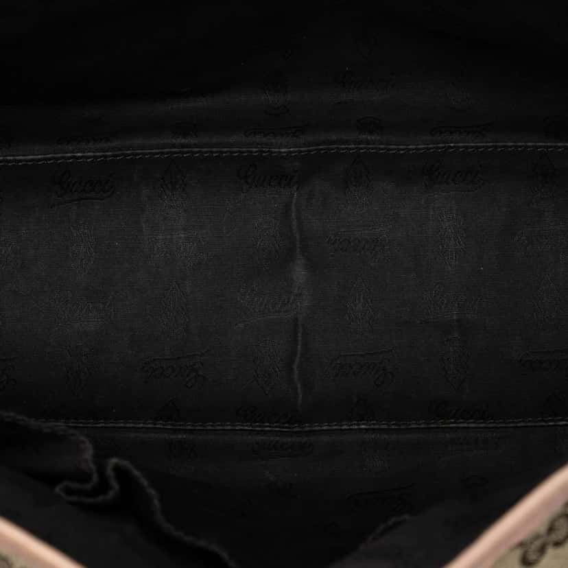 Gucci GG Canvas Twins Tote Brown Canvas Good condition - Model View