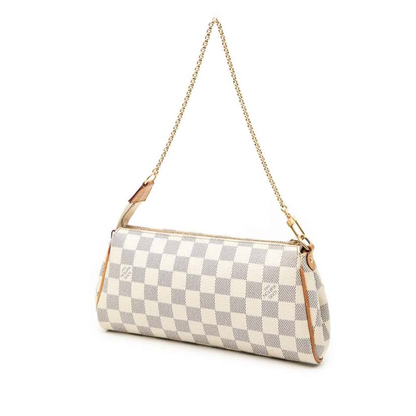 Louis Vuitton Damier Azur Eva White Good condition - Back View