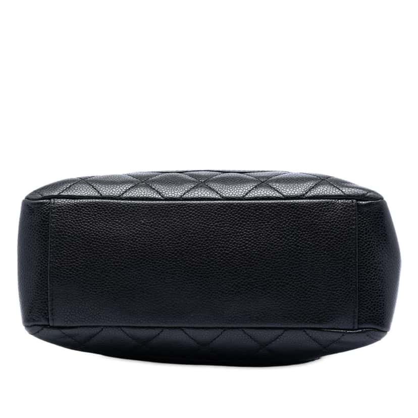 Chanel Caviar Petite Shopping Tote Black Leather Very good condition - Inside View