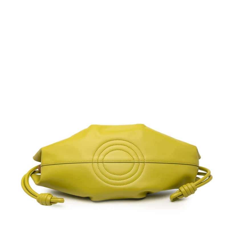 Loewe Small Leather Paseo Satchel Green Leather Good condition - Inside View