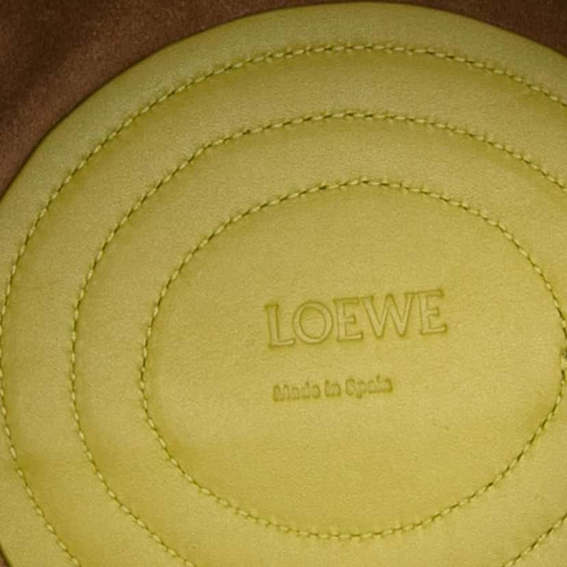 Loewe Small Leather Paseo Satchel Green Leather Good condition - Model View