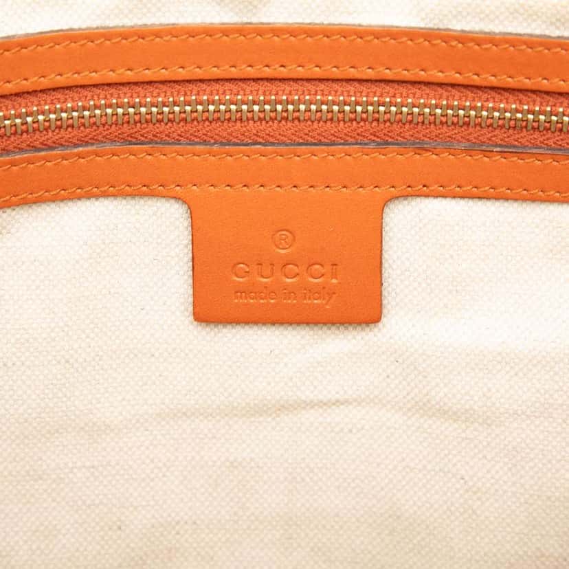 Gucci GG Canvas Web Satchel Brown Canvas Good condition - Box View
