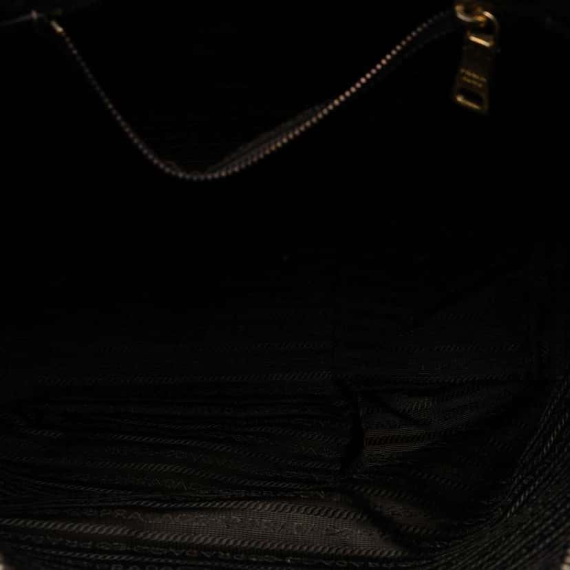 Prada Tessuto Zip Top Convertible Tote Brown Very good condition - Model View