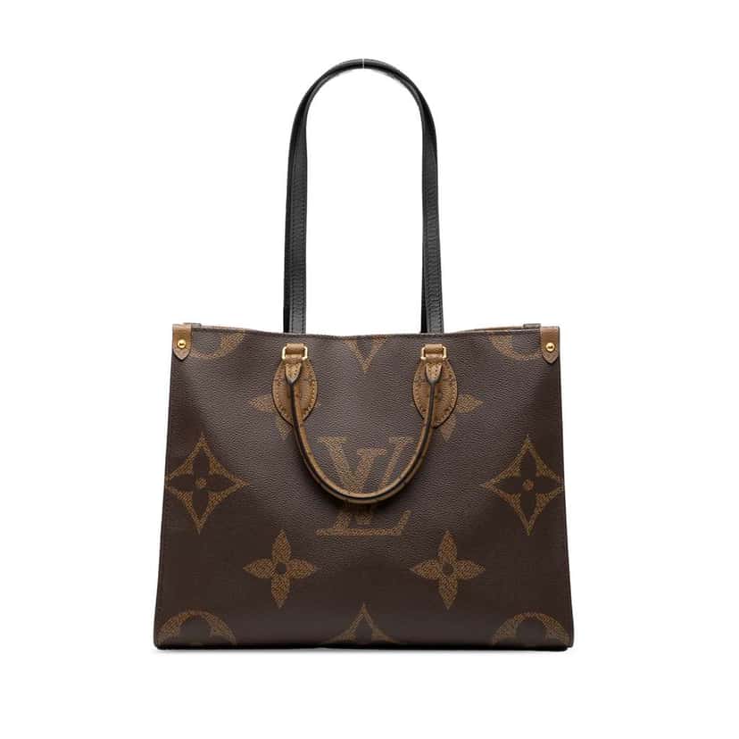 Louis Vuitton Monogram Giant OnTheGo MM Brown Very good condition - Front View