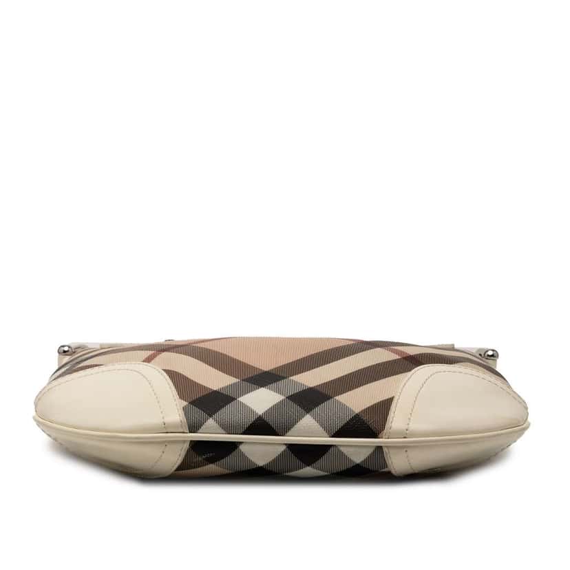 Burberry Supernova Check Coated Canvas Dryden Crossbody Brown Canvas Good condition - Inside View