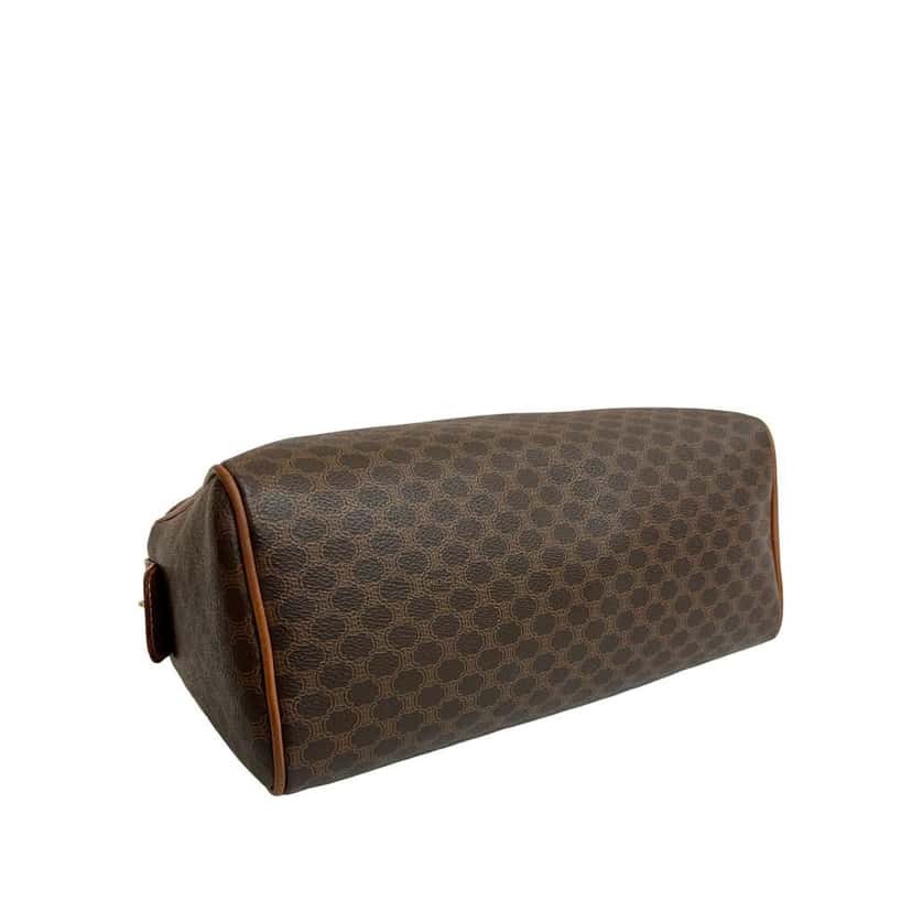 Celine Macadam Coated Canvas Boston Bag Brown Canvas Very good condition - Model View