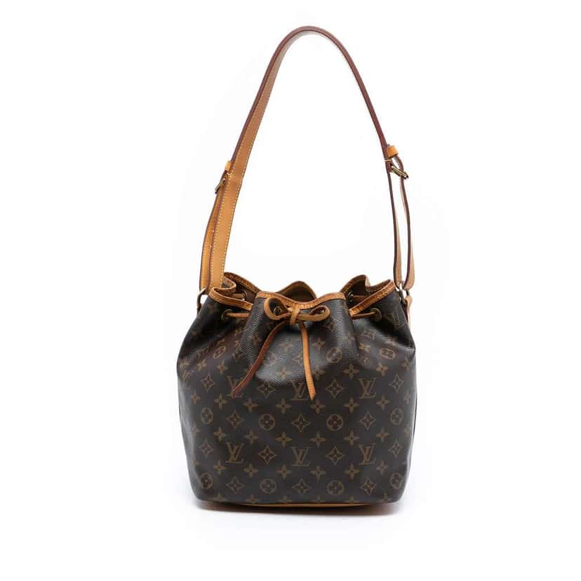 Louis Vuitton Monogram Petit Noe Brown Good condition - Front View