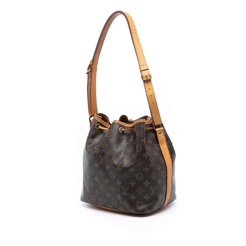 Louis Vuitton Monogram Petit Noe Brown Good condition - Back View