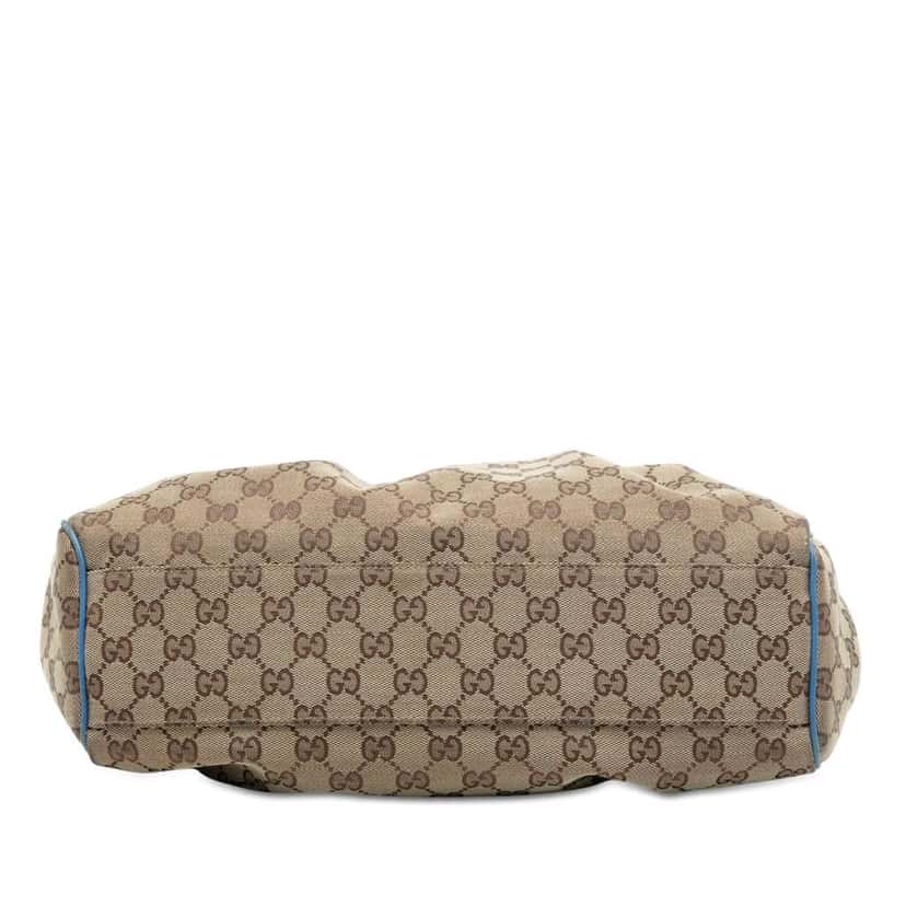 Gucci Medium GG Canvas Sukey Tote Brown Canvas Good condition - Inside View