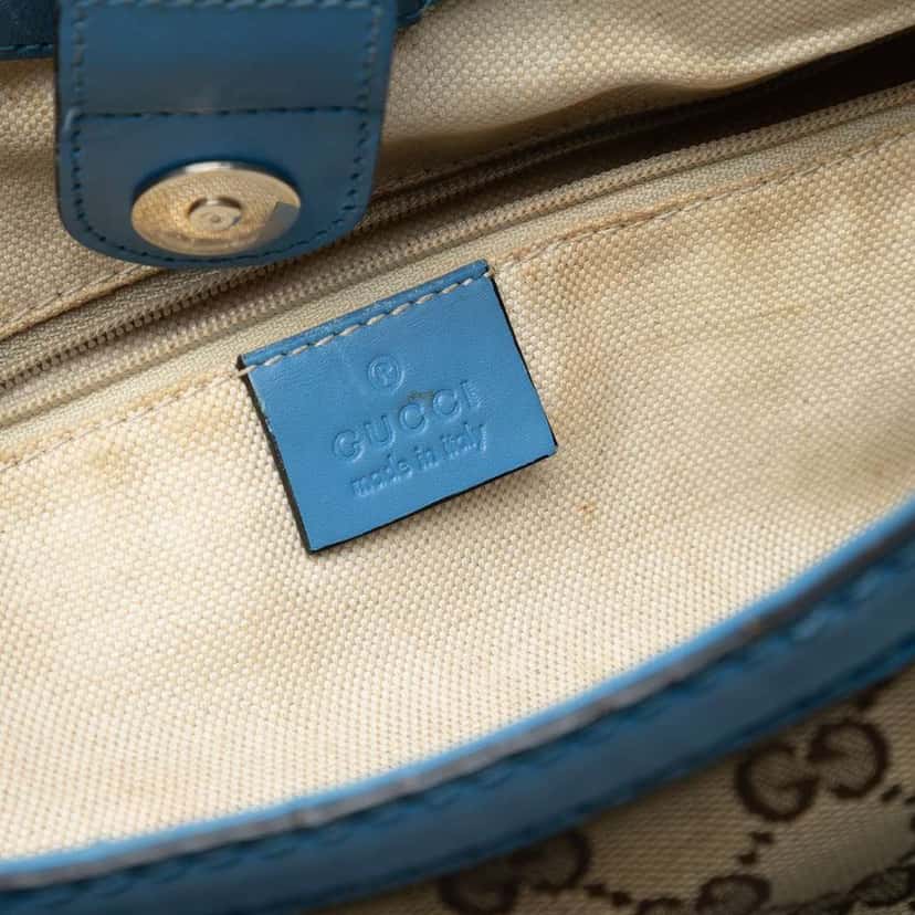 Gucci Medium GG Canvas Sukey Tote Brown Canvas Good condition - Box View