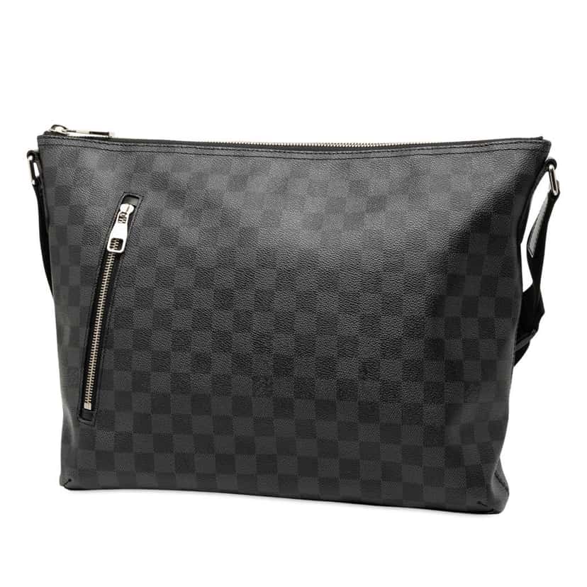 Louis Vuitton Damier Graphite Mick MM Black Very good condition - Back View