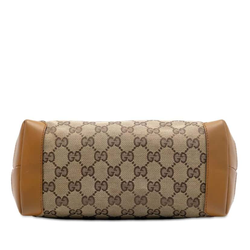 Gucci GG Canvas Web Shoulder Bag Brown Canvas Very good condition - Inside View
