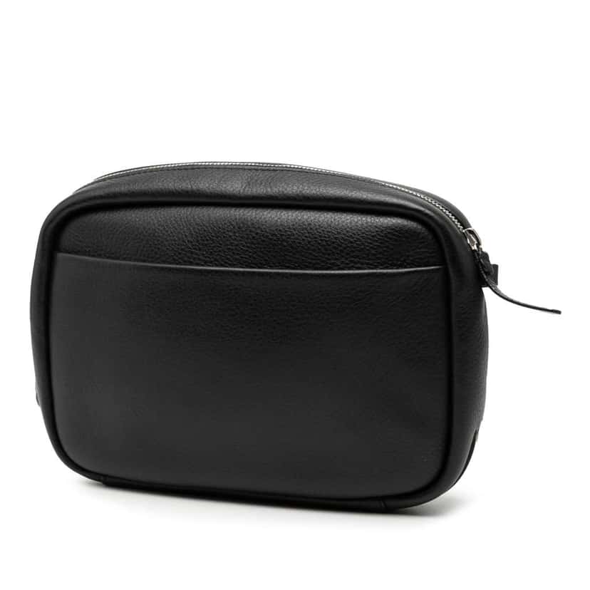Balenciaga Leather Logo Everyday Camera Bag S Black Leather Good condition - Back View