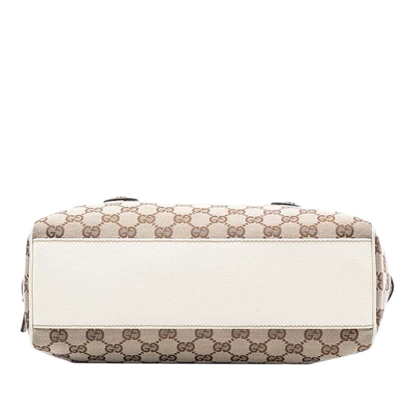 Gucci GG Canvas Charmy Boston Bag Brown Canvas Good condition - Inside View