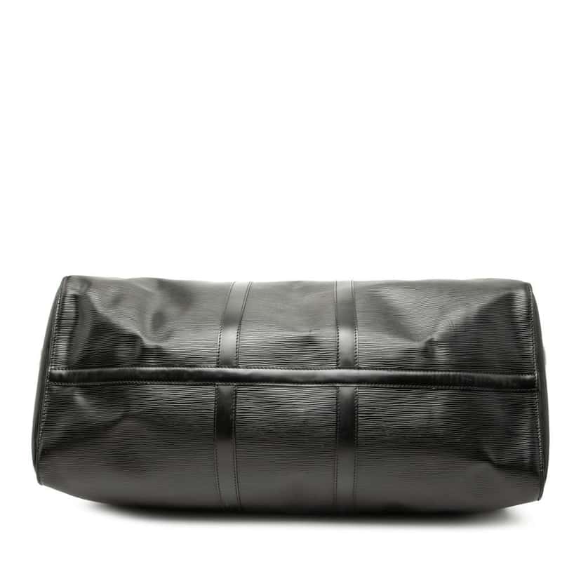 Louis Vuitton Epi Keepall 55 Black Leather Fair condition - Inside View