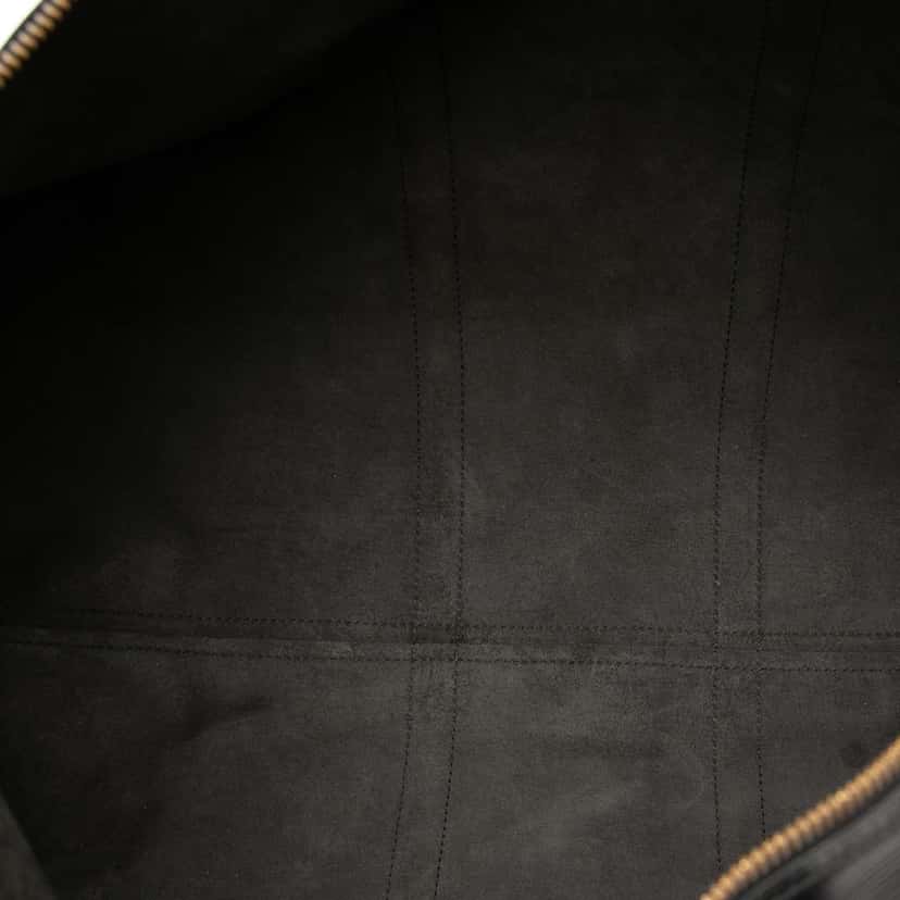 Louis Vuitton Epi Keepall 55 Black Leather Fair condition - Model View