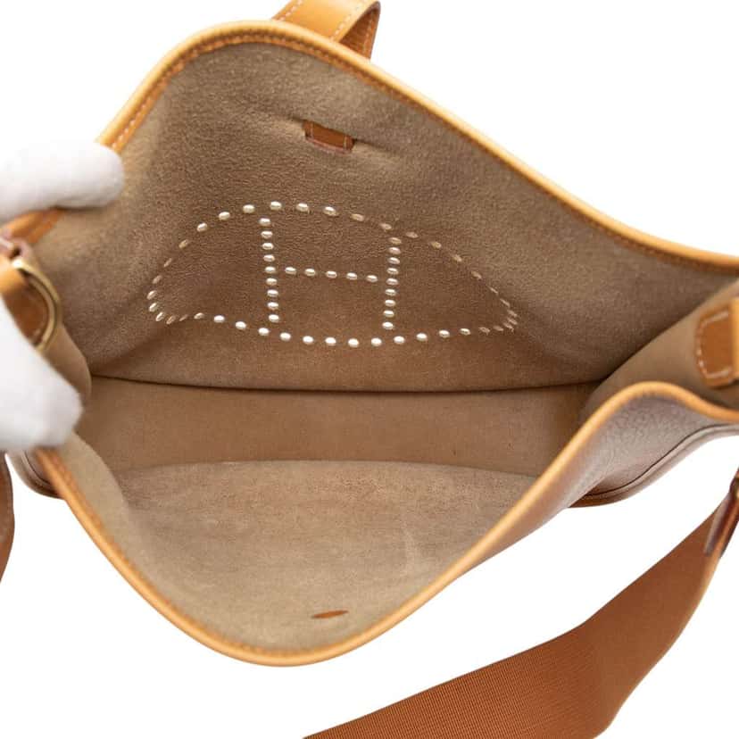 Hermès Ardennes Evelyne GM Brown Leather Very good condition - Model View