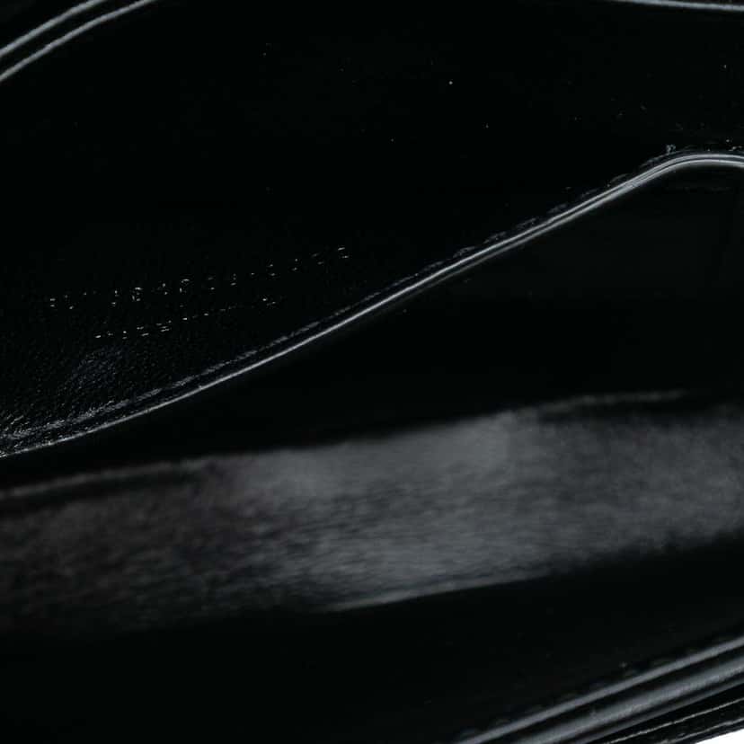 Saint Laurent Small Velvet Solferino Satchel In Box Black Velvet Very good condition - Box View