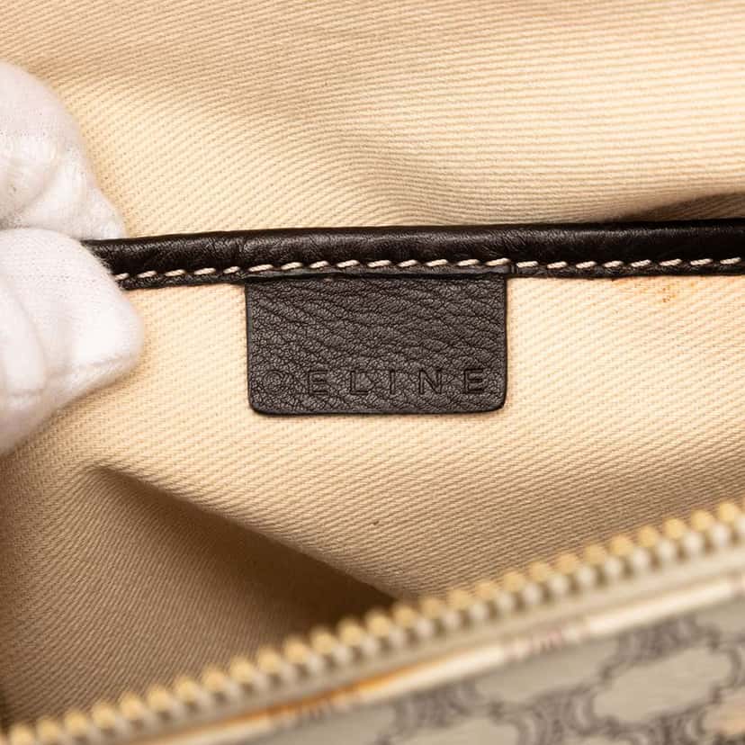 Celine Macadam Coated Canvas Tote Brown Canvas Good condition - Box View