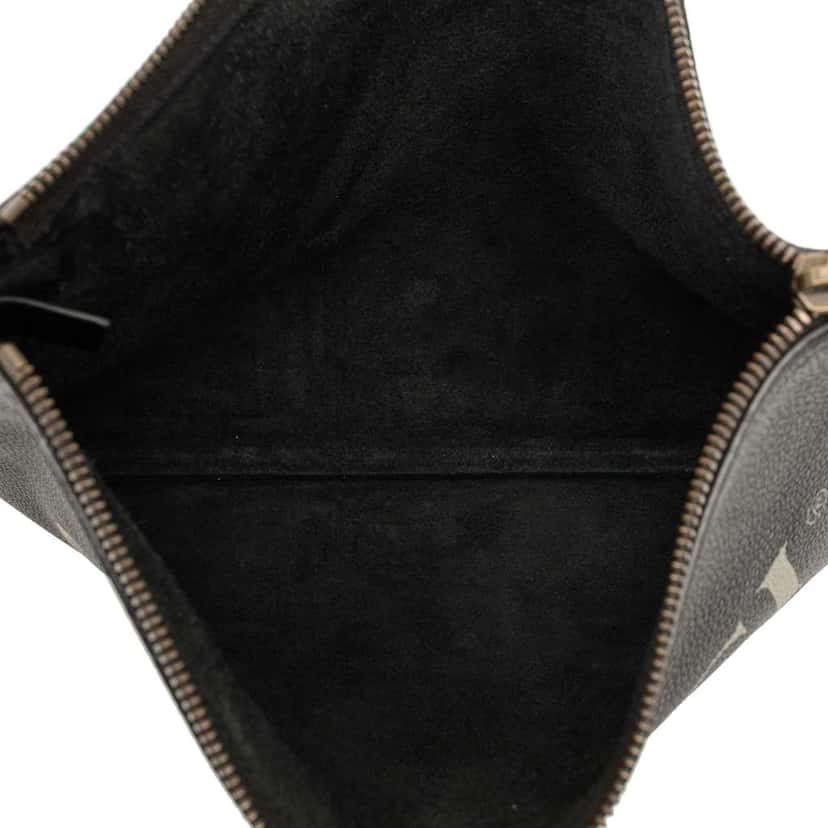 Gucci Medium Leather Logo Portfolio Clutch Black Leather Very good condition - Model View