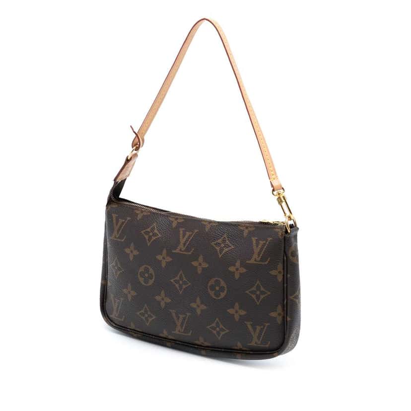 Louis Vuitton Monogram Pochette Accessoires Brown Good condition - Back View