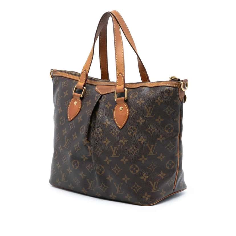 Louis Vuitton Monogram Palermo PM Brown Very good condition - Back View