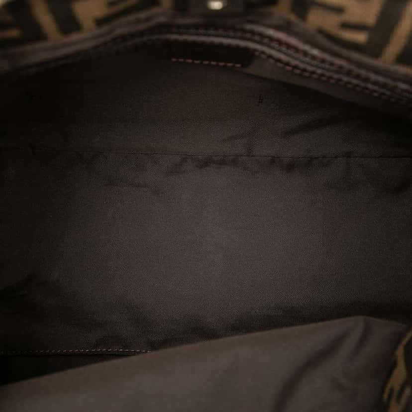 Fendi Small Zucca Canvas Twins Tote Brown Canvas Good condition - Model View