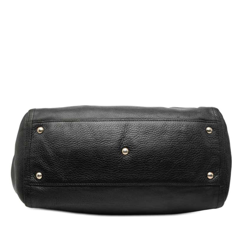 Gucci Medium Leather Soho Cellarius Tote Black Leather Fair condition - Inside View
