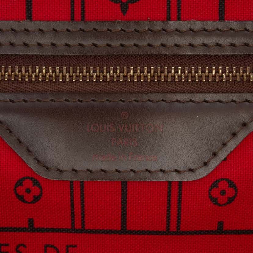 Louis Vuitton Damier Ebene Neverfull GM Brown Good condition - Box View