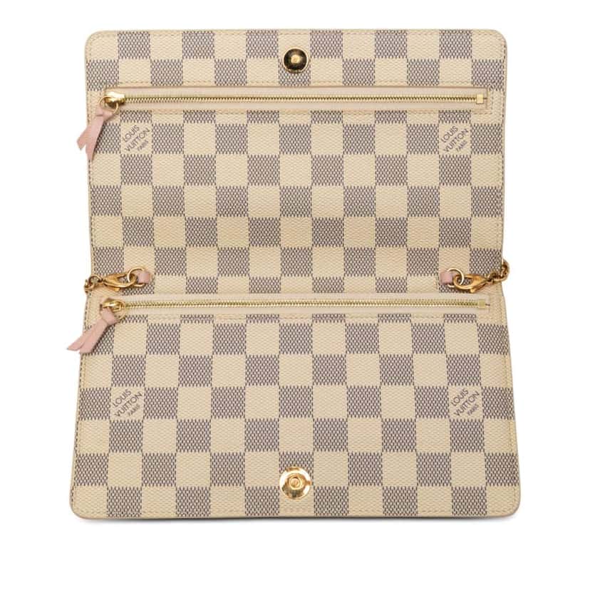 Louis Vuitton Damier Azur Summer Trunks Pochette Weekend White Very good condition - Model View