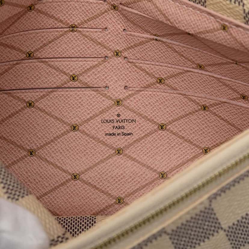 Louis Vuitton Damier Azur Summer Trunks Pochette Weekend White Very good condition - Box View